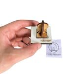 Carimbo Personalizado 4x4cm para Plástico com Carimbeira e Tinta - Imagem 3