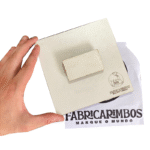 Carimbo Personalizado 15x15cm para Tecido com Carimbeira e Tinta - Imagem 2
