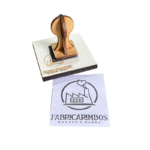 Carimbo Personalizado 5x5cm para Tecido com Carimbeira e Tinta - Imagem 3