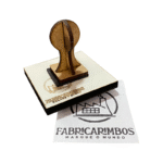 Carimbo Personalizado 6x6cm para Tecido com Carimbeira e Tinta - Imagem 6