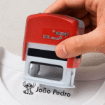 Carimbo Automático Para Tecido Personalizado + Tinta Para Tecido - Modelo Nykon 302