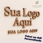 Logotipo/Letreiro em Mdf 3MM Vários Tamanhos - Personalizado com sua Logo! - Painel - Imagem 2