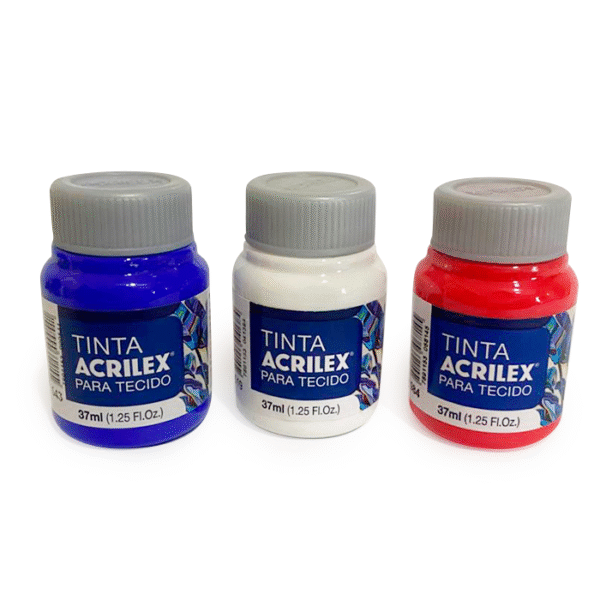 Tinta para Carimbo 40ml para Tecido - Diversas Cores