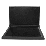 Almofada para carimbo grande N4 PRETA - 16,8cm x 9,8cm - RADEX - para Papel / Papelão / Kraft