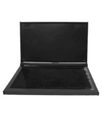 Almofada para carimbo grande N4 PRETA - 16,8cm x 9,8cm - RADEX - para Papel / Papelão / Kraft
