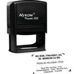 Carimbo Automático Grande Personalizado - 40 X 60mm Nykon Modelo 355